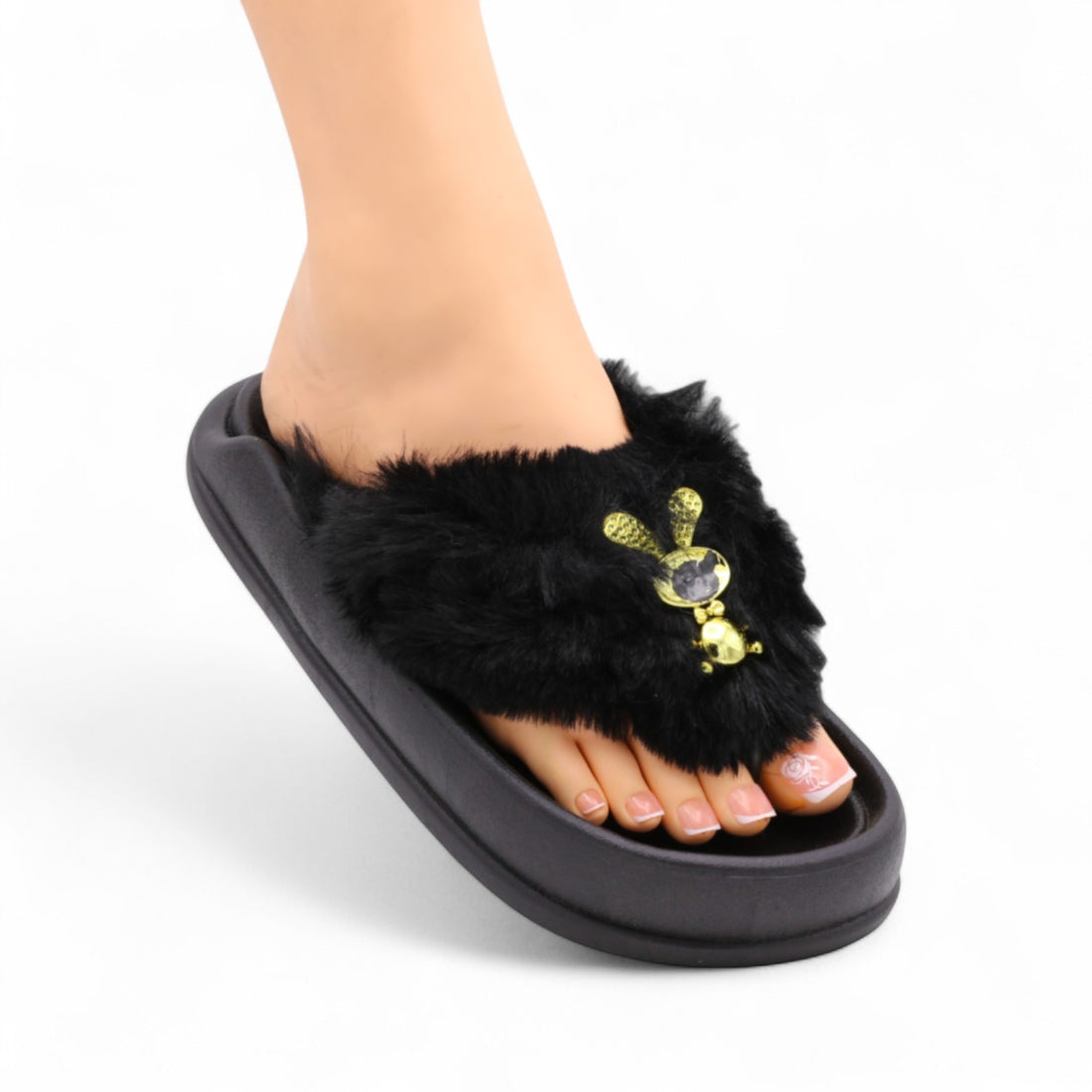 m0855 fur flipflop