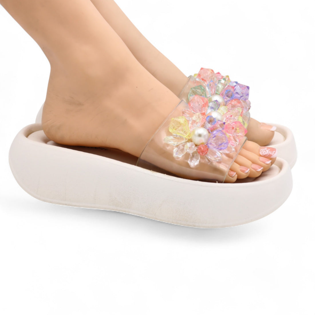 M0826 pearl slipper