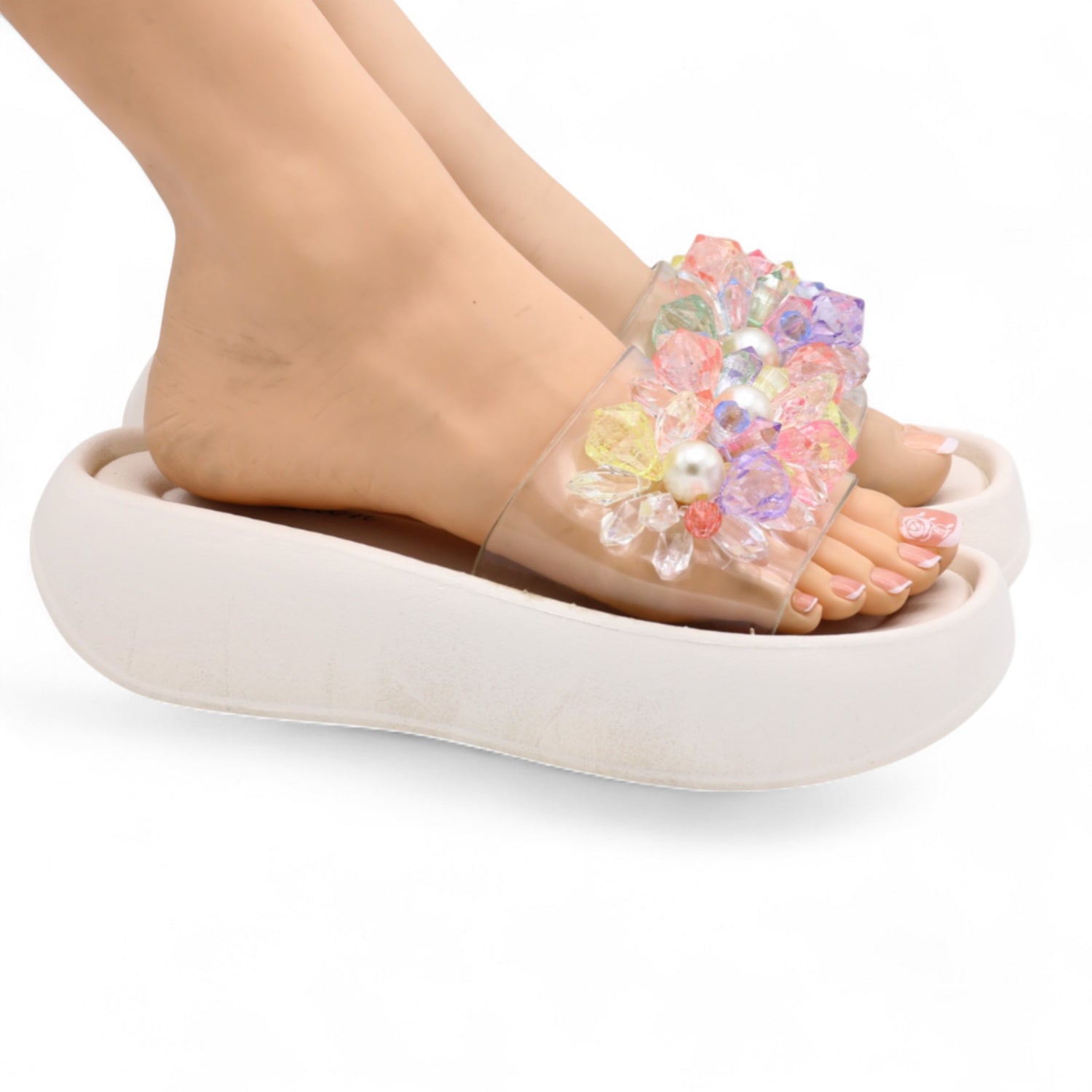 M0826 pearl slipper