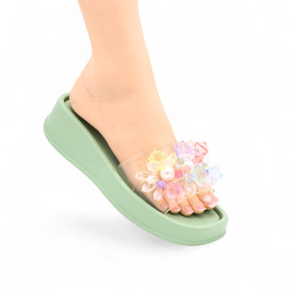 M0872 beads slipper