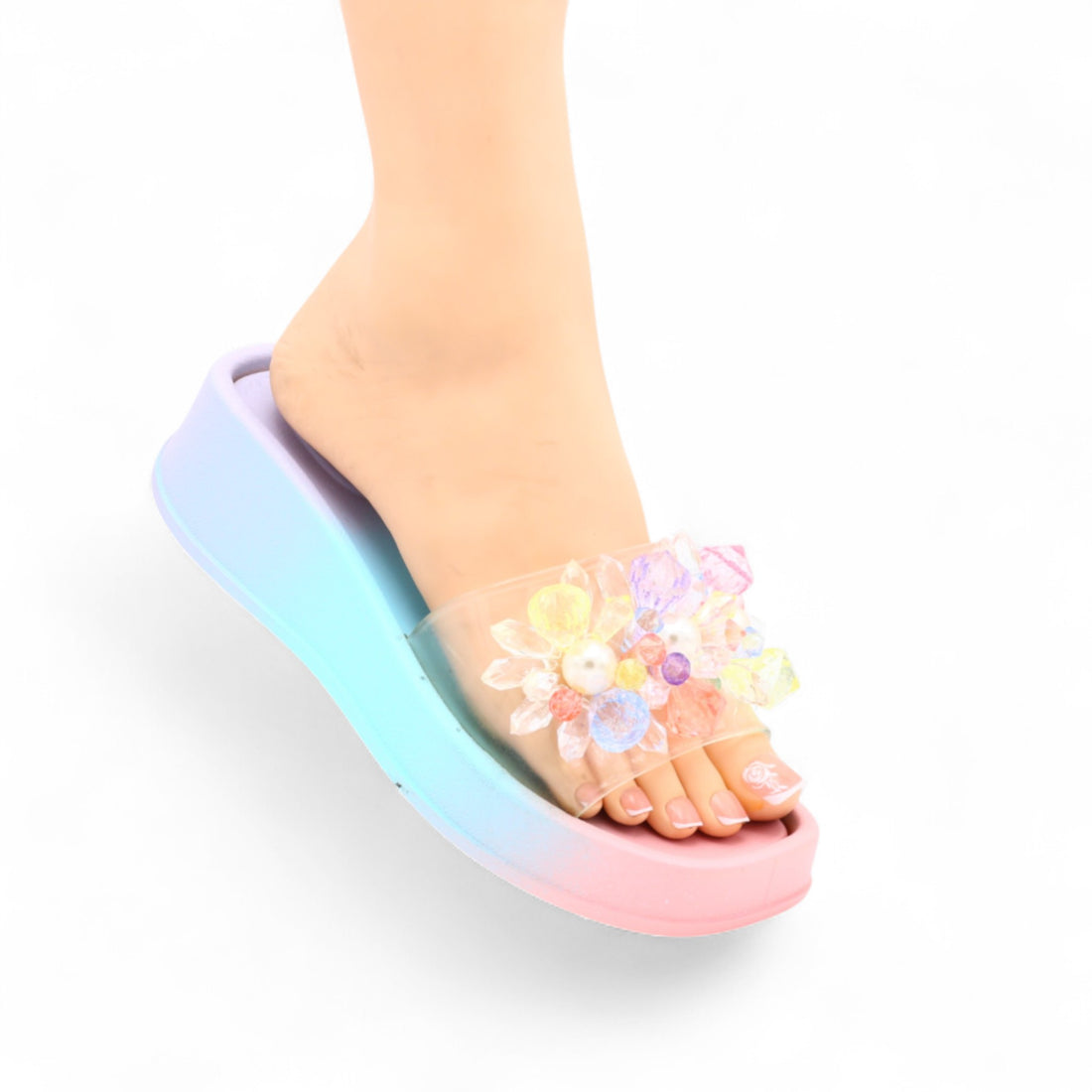 M0858 beads slipper