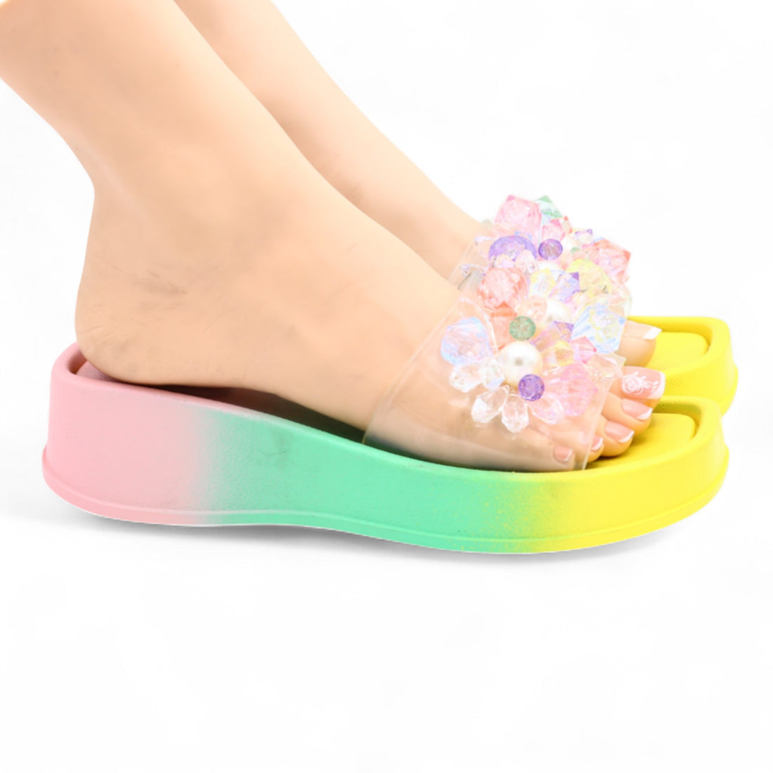 M0858 beads slipper