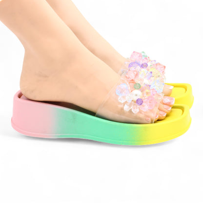 M0858 beads slipper