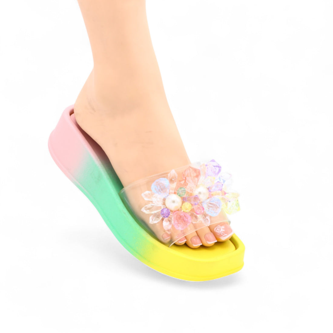 M0858 beads slipper