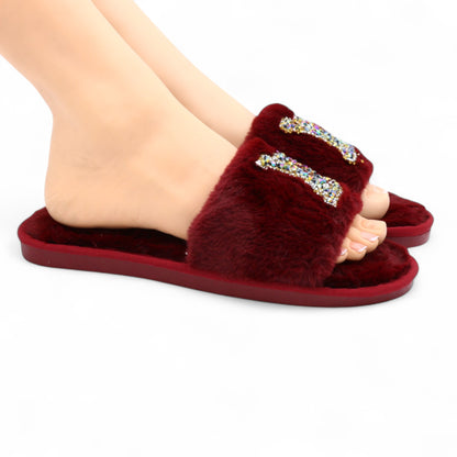 Vtn fur slipper