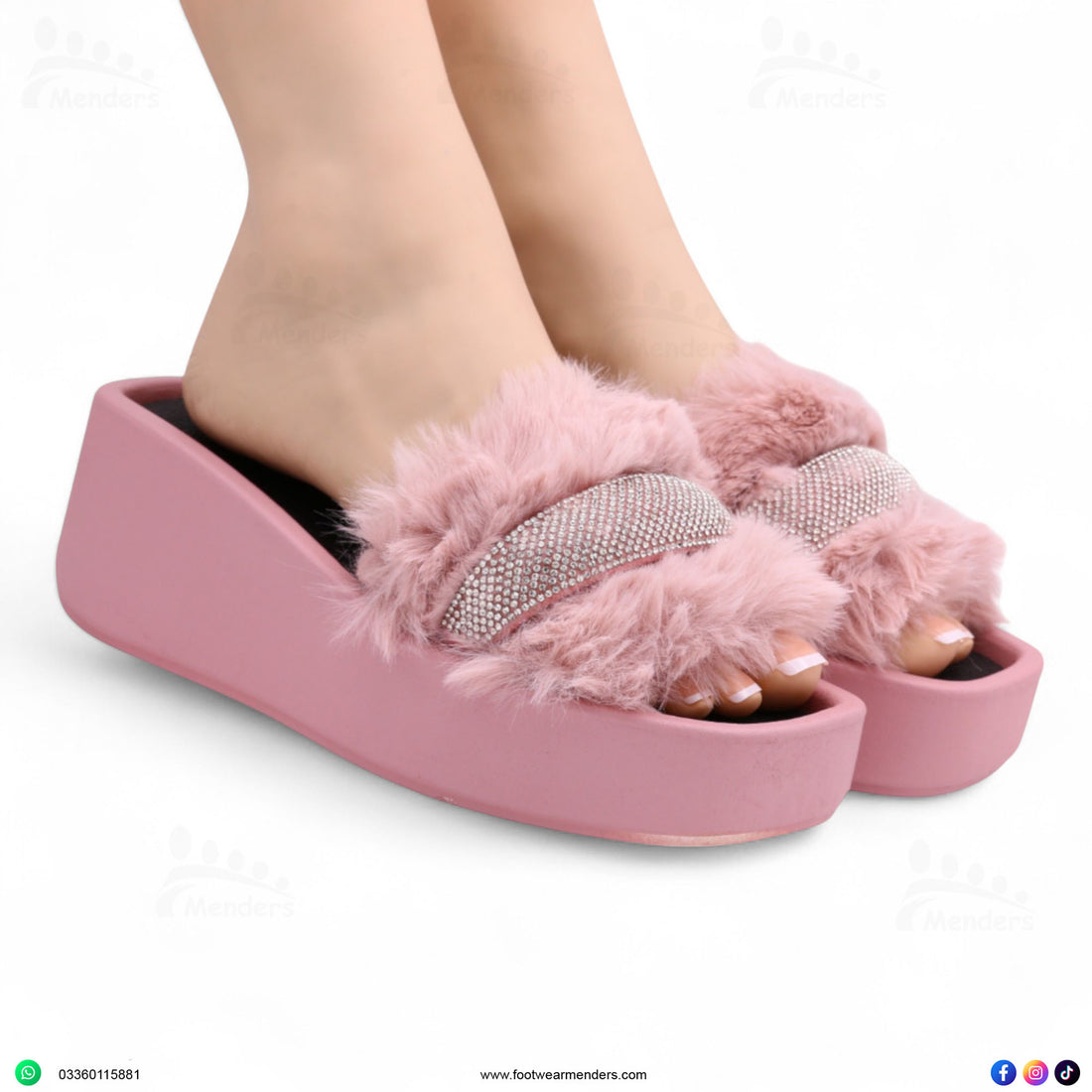 M0801 fur slipper