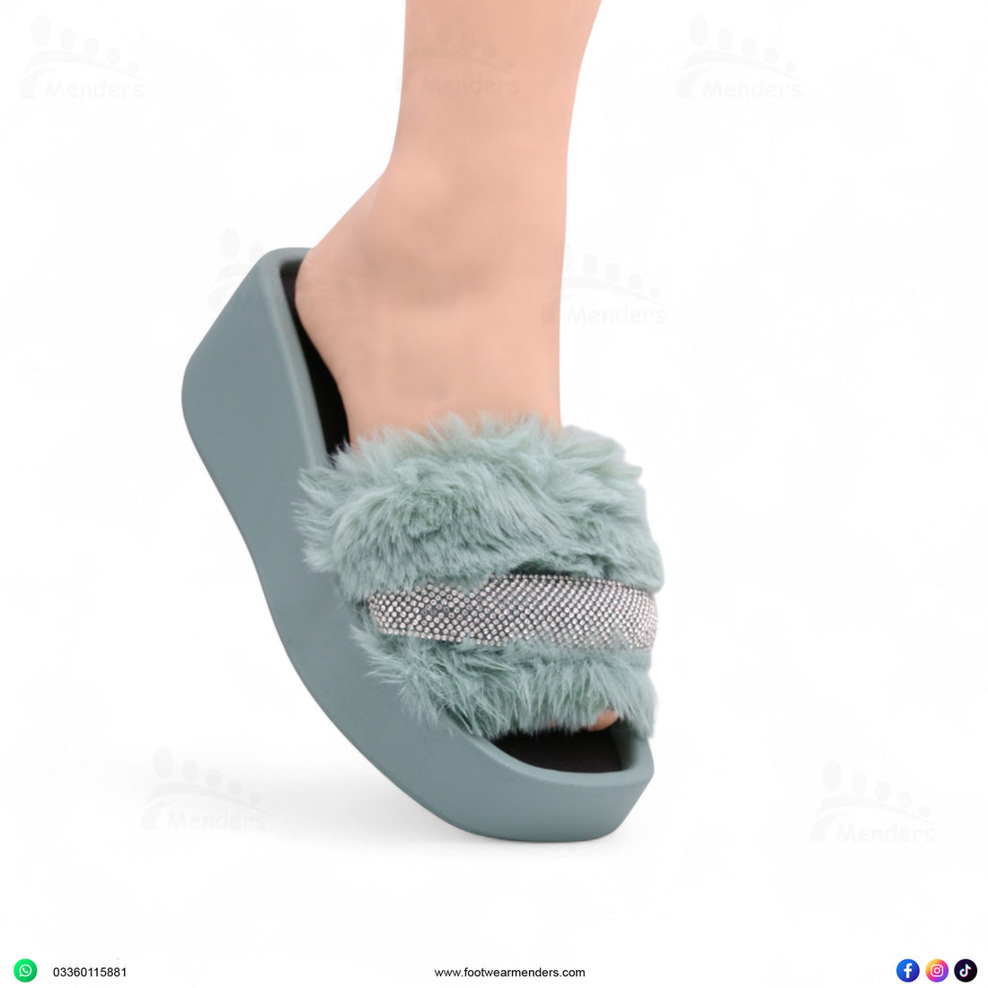 M0801 fur slipper