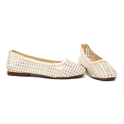 Soft and comfortable mesh design pump shoes for women