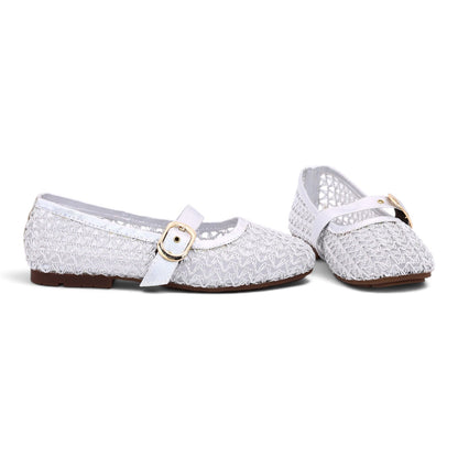 Soft and comfortable mesh design pump shoes for women