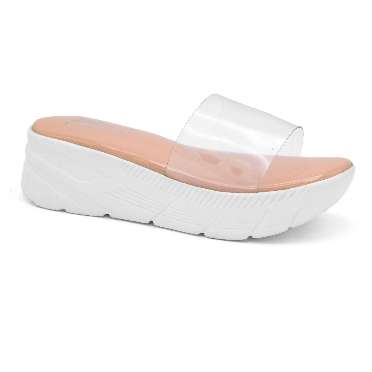 Transparent sole slipper