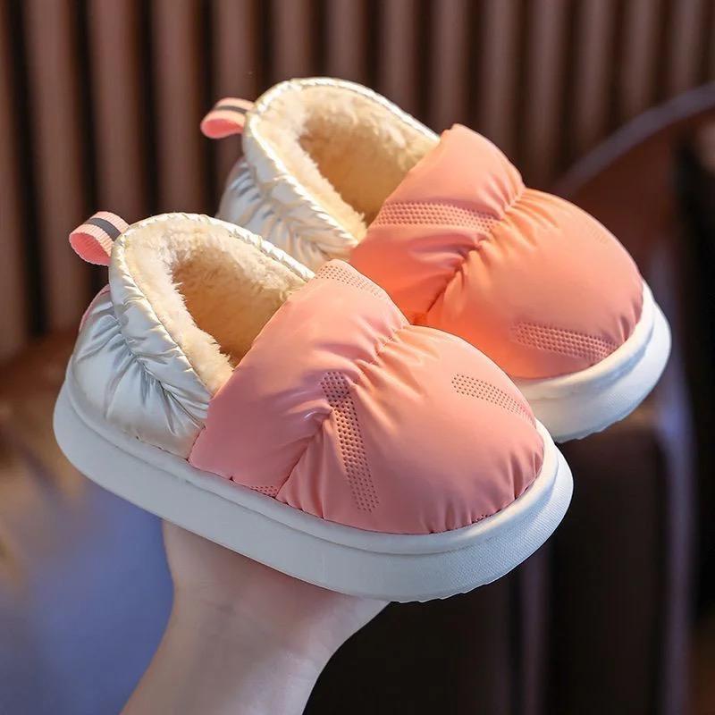 Kids fur shoes