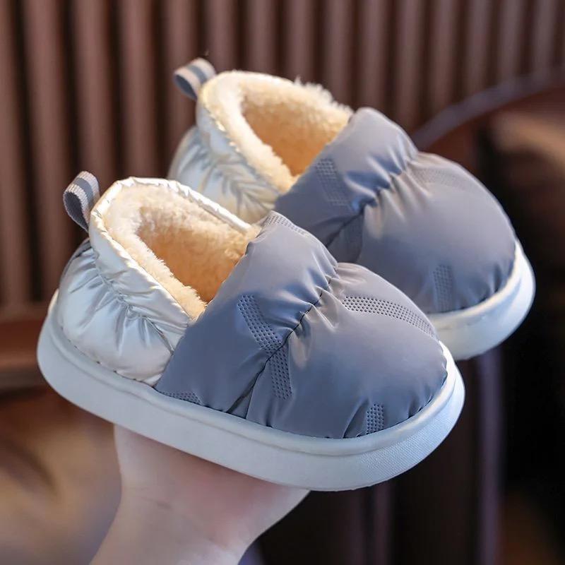 Kids fur shoes