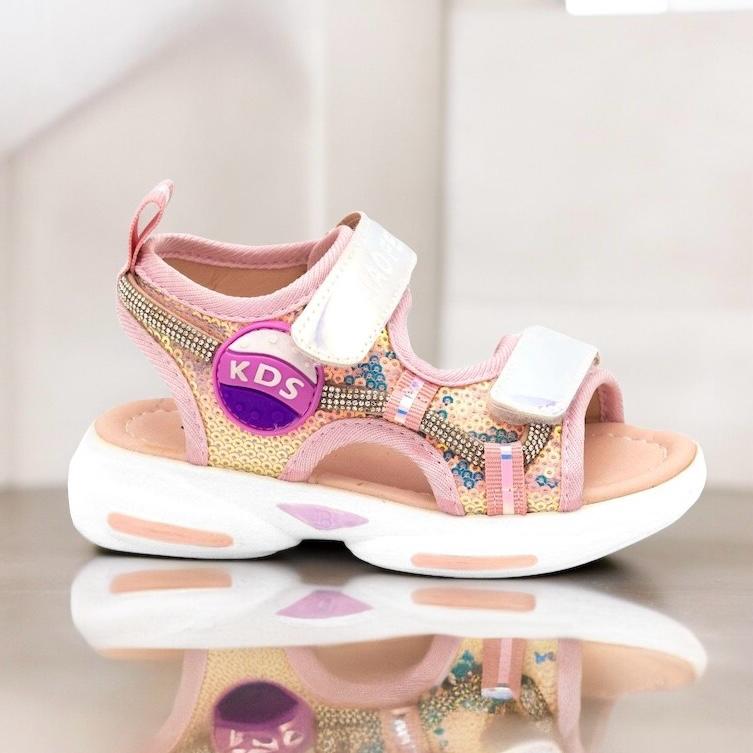 Kids patent sandal