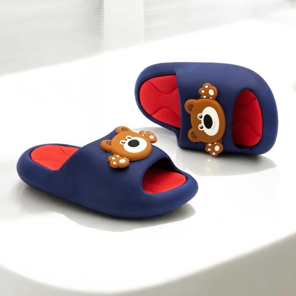 Kids bear slipper