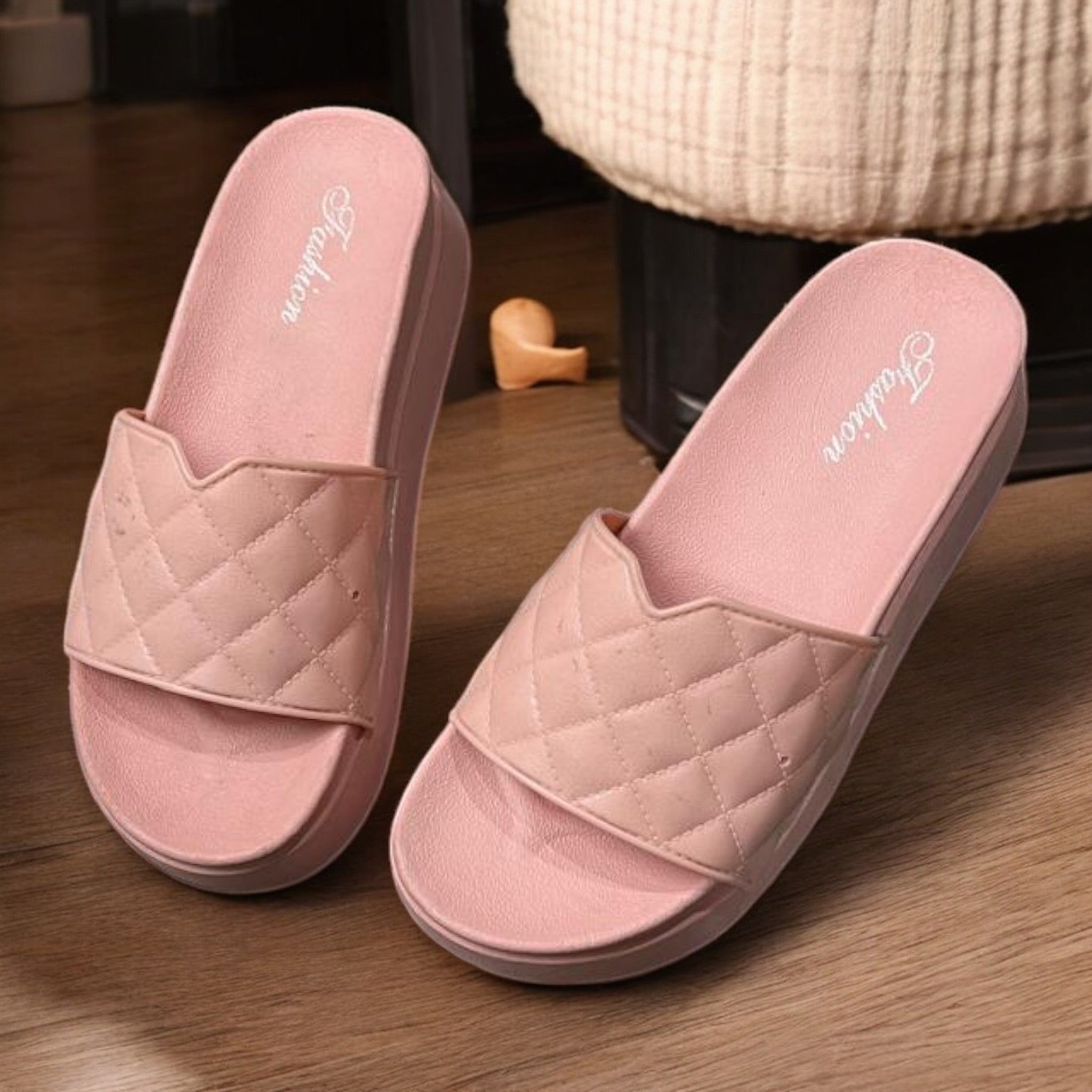 Pink slipper