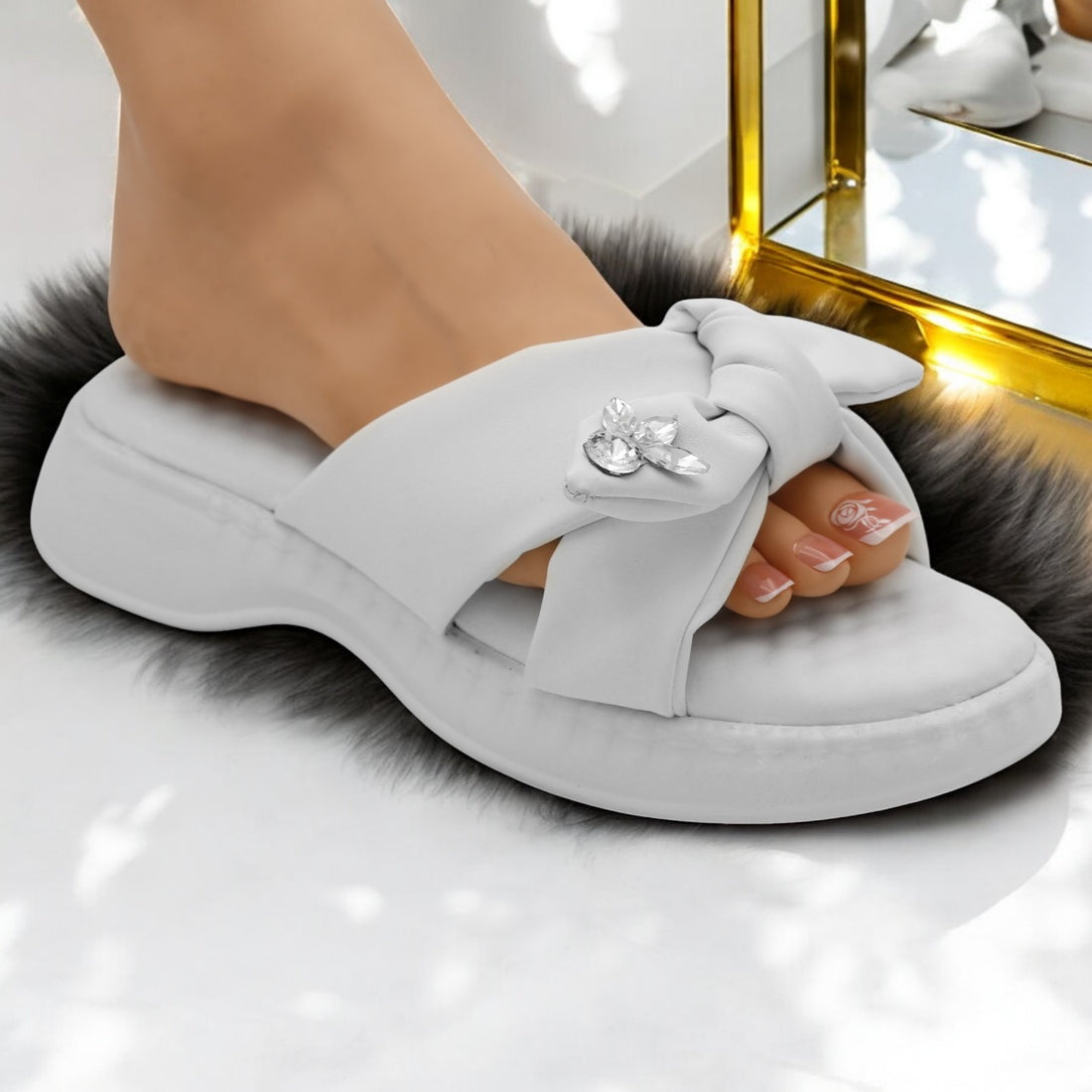 M0536 bow slipper