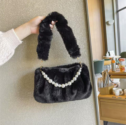 Mini fur bag