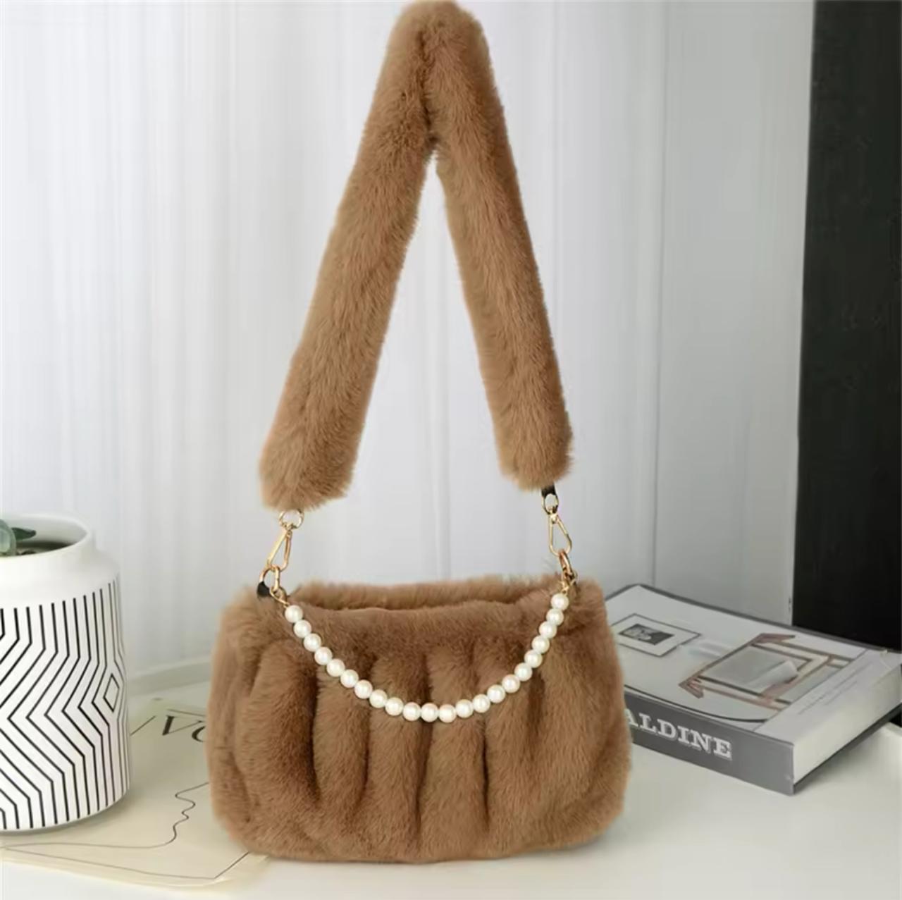 Mini fur bag