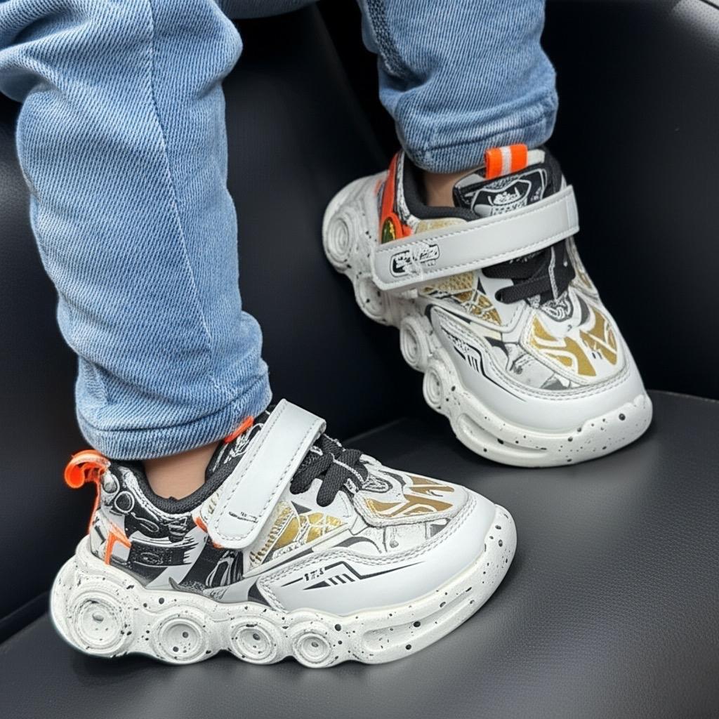 Kids white shoes