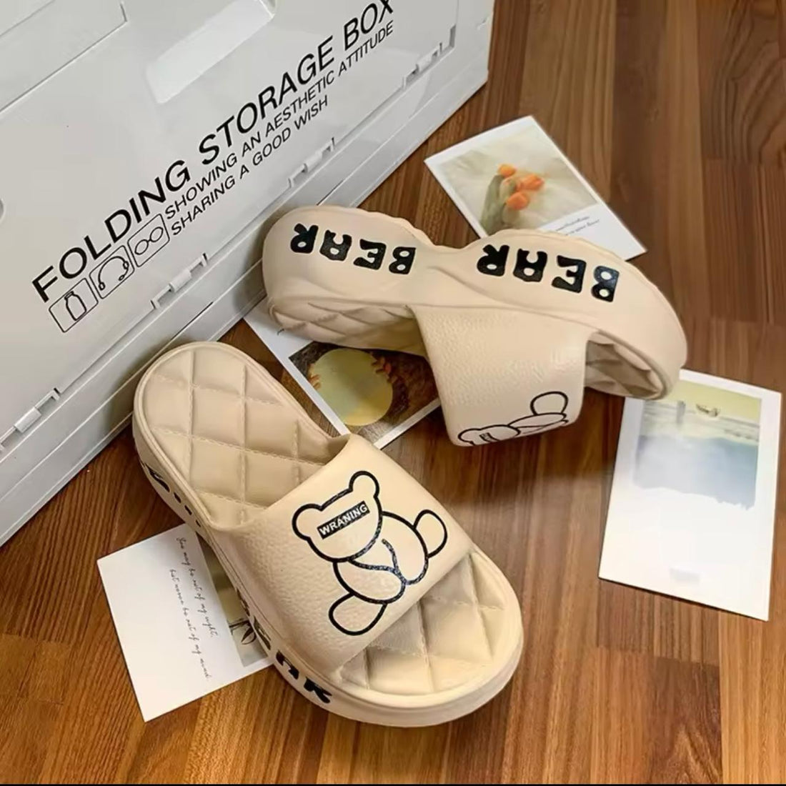 Bear comfy slipper  -3-2