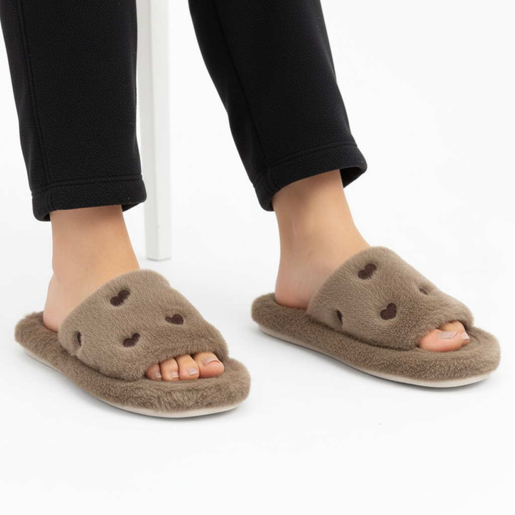 M0924 fur slipper