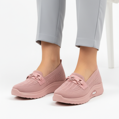 High sole mesh shoes