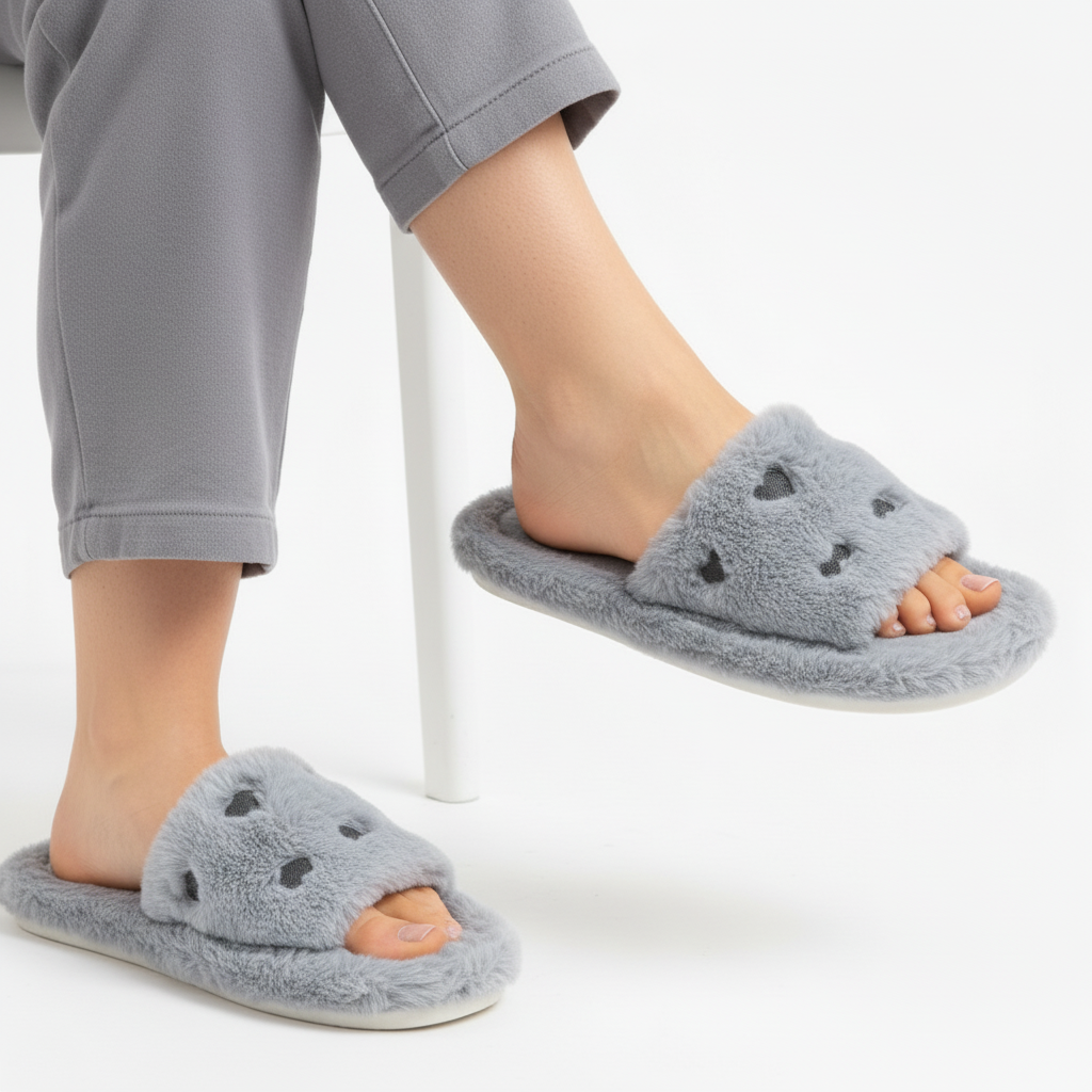 M0924 fur slipper