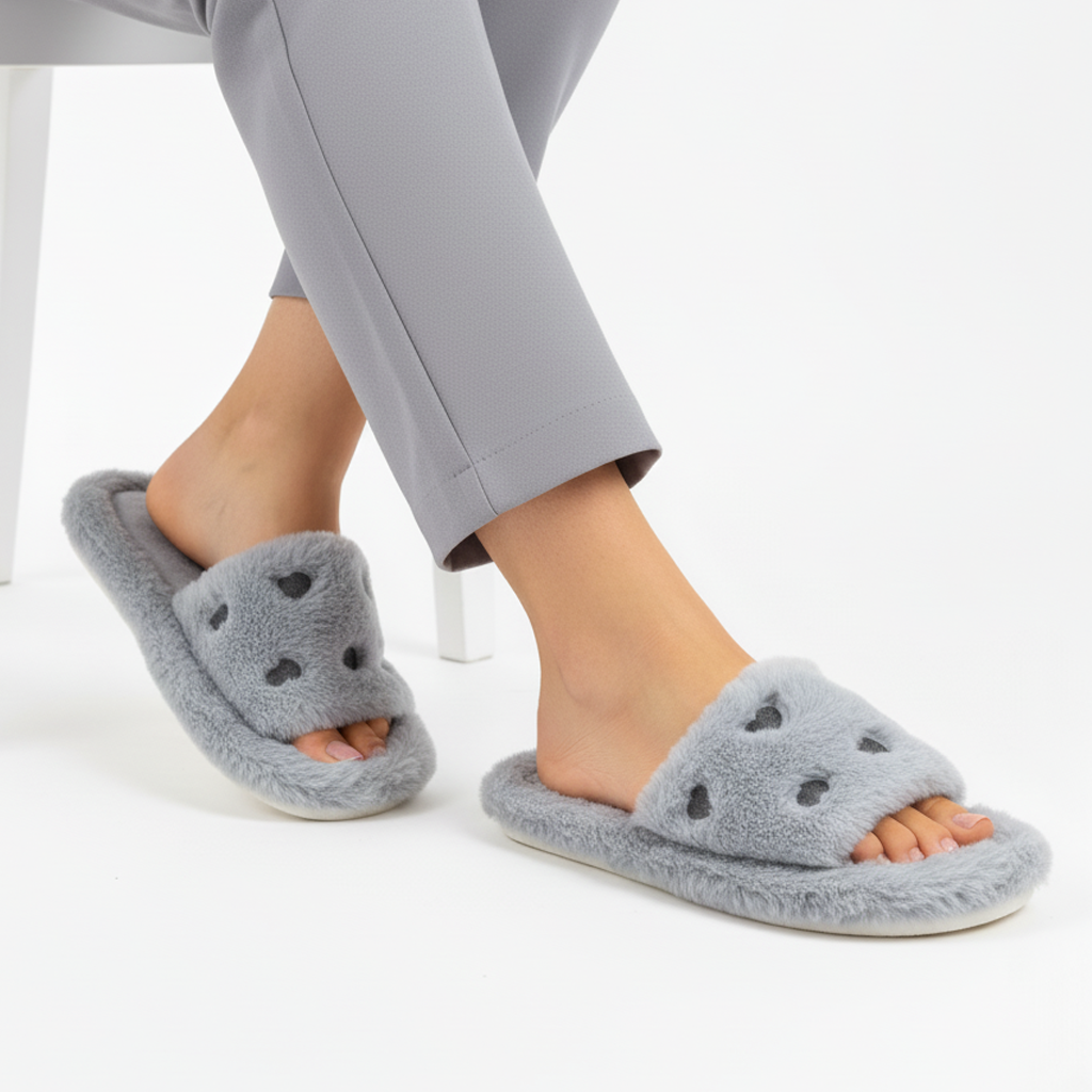 M0924 fur slipper
