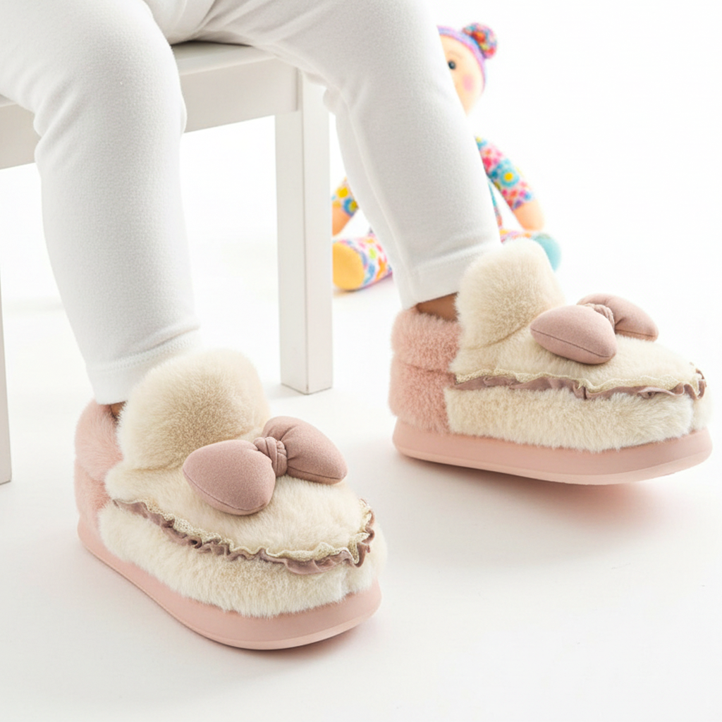 Kids bow fur
