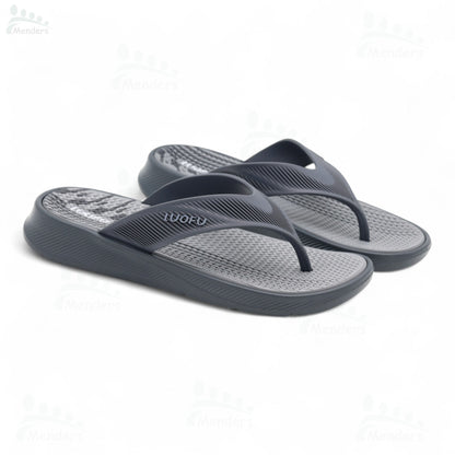 men soft medicated slipper waterproof and washablen  black