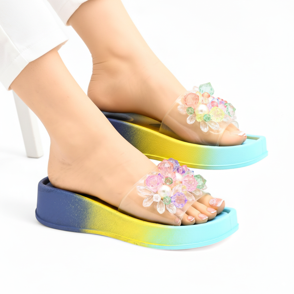 M0858 beads slipper -R7-4