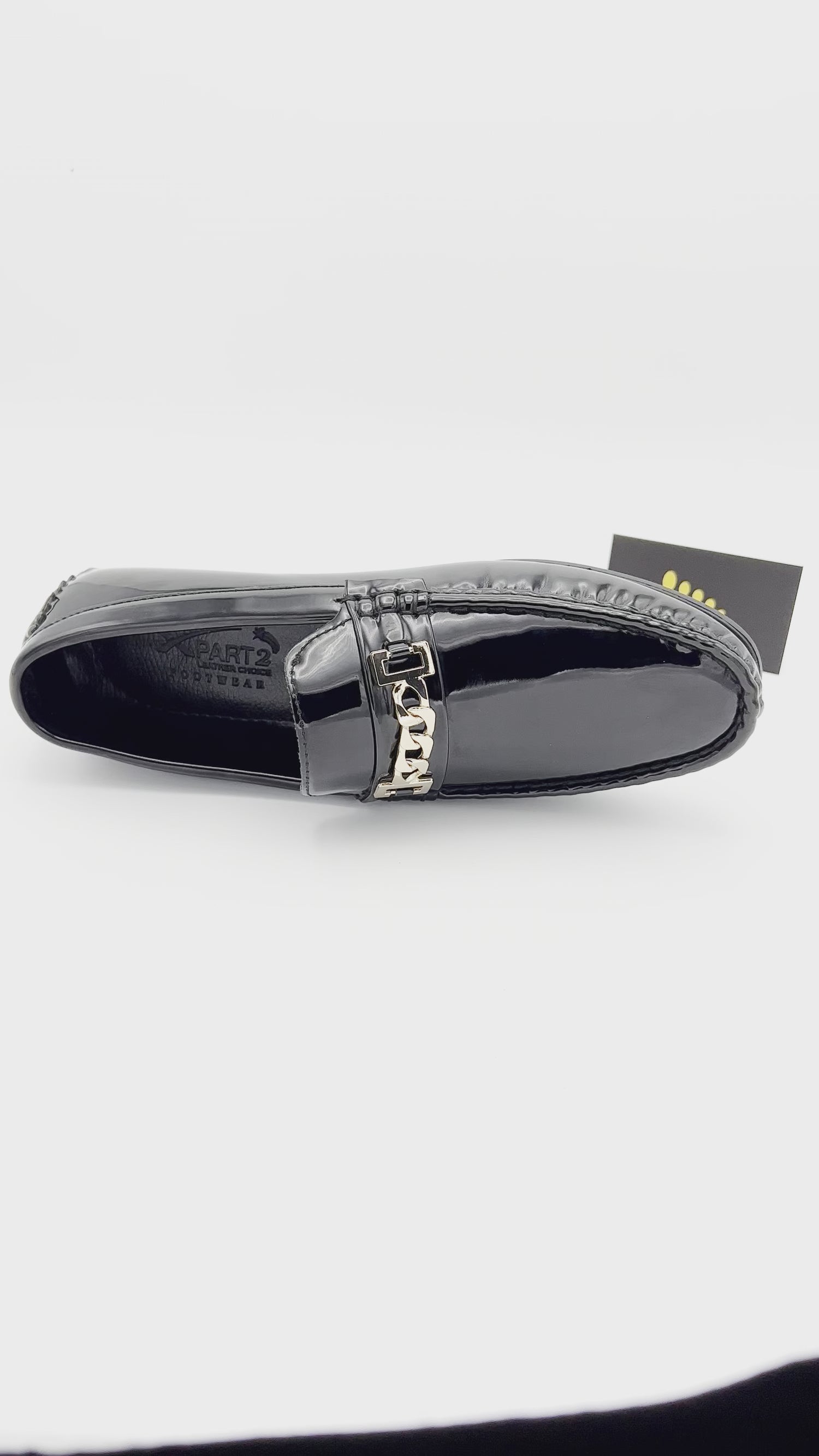 Front chain loafers