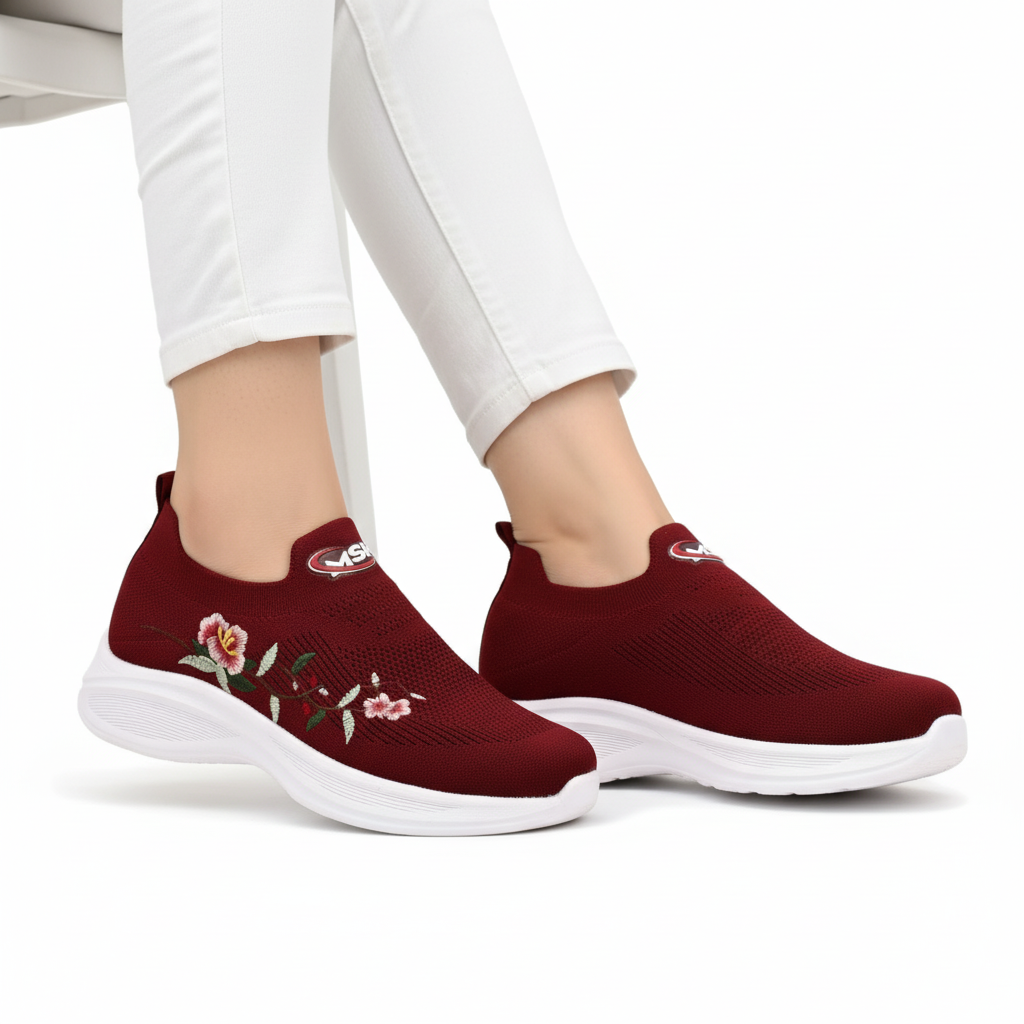 Rosia maroon shoes