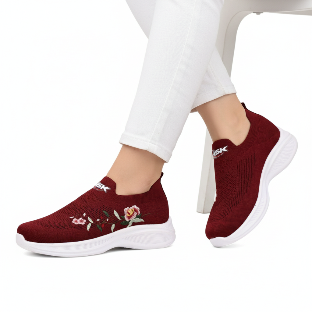 Rosia maroon shoes