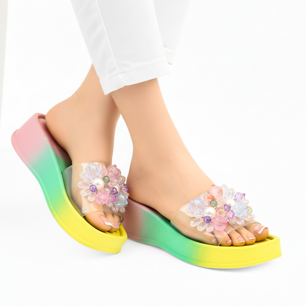 M0858 beads slipper -R7-4